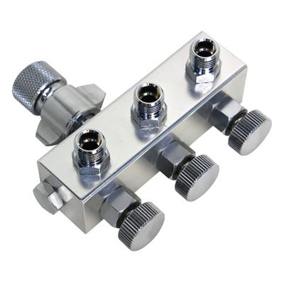 Airtex 3-Hose Joint, S-Thread, Aluminum, Hobby Tool, HJ03S-A