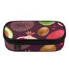 Pencil Bag Neat Design 300D Polyester Smooth Zipper with Main Storage Mesh Pocket and Organized Pen Holders for Daily School Use