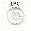 Flower-shaped Cookie Cake Embossing Mold Jam Sandwich Valentine's Day Cookie Cutter Heart Shape Pastry Biscuit Mold Baking Tools