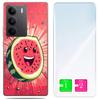 Etui Do Realme C75 / 14X 5G Obudowa Foto Case Plecki Arbuz + Szkło 9H