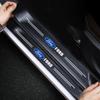 VOPL3 Car Carbon Fiber Trunk Stickers Car Threshold Sticker For Ford Focus Fiesta Mondeo Explorer Transit Fusion Auto Decorative Decal