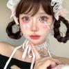 Gesichtsaufkleber Strassband Schleife DIY Augen Gesicht Make-up Aufkleber Einfach zu tragen Schleifen Temporäre Tattoo-Aufkleber Make-up-Werkzeug