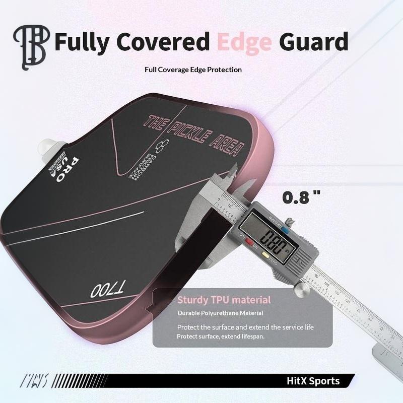 T700 Carbon Fiber Pickleball Paddle Set Shock Absorbent Free Bag & Balls Great for Park Community Pickleball Games
