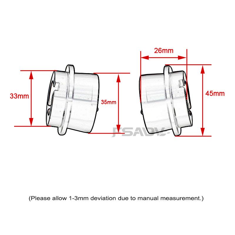 Fit For BMW R1300GS Side End Caps Handlebar Spacer Kit Handle Bar Adventure R1300 GS ADV 2023 2024 2025 Motorcycle Accessories