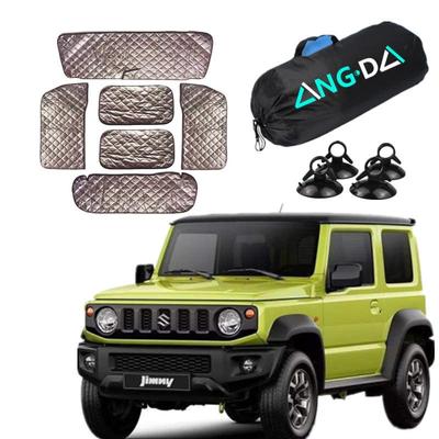 Jimny Spezial-Auto-Sonnenblende für JB64W/JB74W - Vollständiger Rundum-Wärmeisolierender Fensterstoff