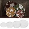 Silicone Resin Tray Moulds Fruit Dish Mould Round Cement Tray Molds Plate Moulds for Resin Casting Craft Decorations