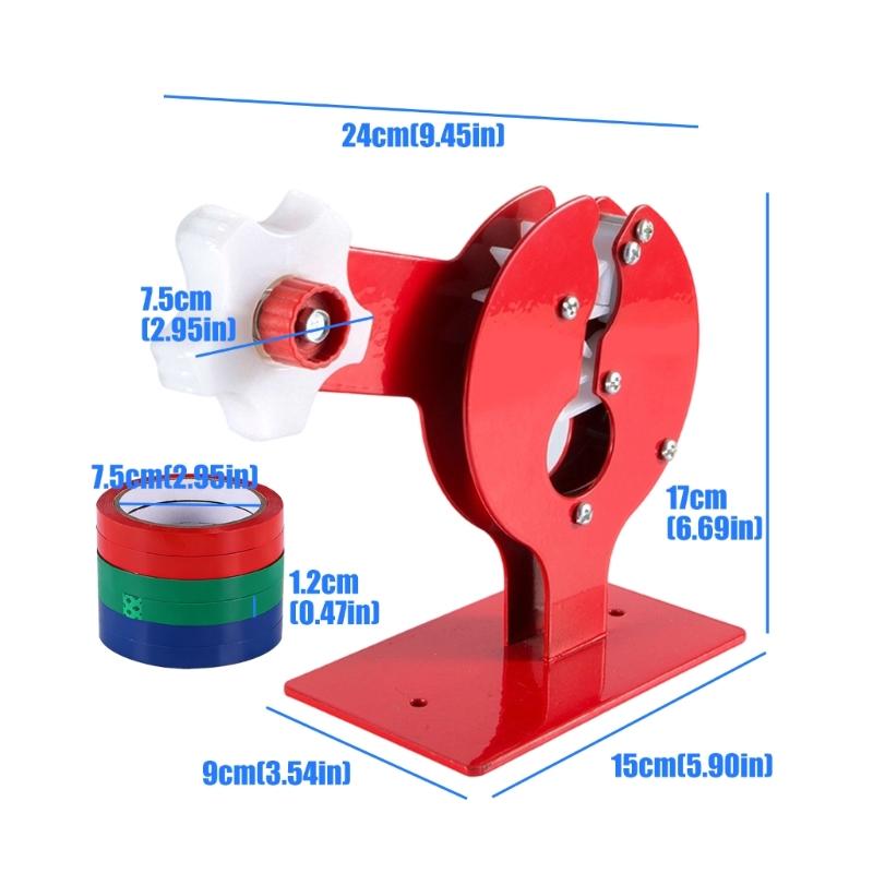 Easy One Hand Operated Tape Cutter For Quick DIY Sticker Application And Crafting Projects Tape Dispenser Organizers