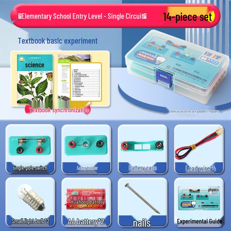 4th Grade Science Experiment Kit: Physics & Electricity - Simple Series and Parallel Circuits