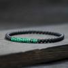 Men's Natural Stone Beaded Bracelet, Colorful Emperor Stone, Tiger Eye, Malachite Bracelet, Bohemian Style Minimalist Arm Jewelry