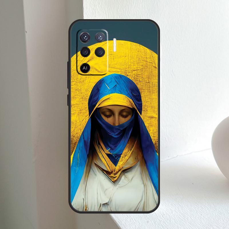 Ukrainian Flag For OPPO A96 A76 A16 A5 A6 Pro A15 A17 A57 A18 A38 A58 A78 A98 A54 A74 A94 A40 A60 A80 Case