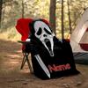 Personalized Custom Name Blanket - Ghostface Print Design,Blanket for Sofa,Bed,Travel,Camping - Soft and Warm, Great Gift