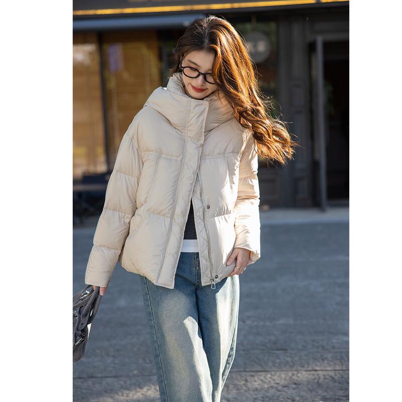 Mocana Women's Elegant Long-Sleeve Down Jacket