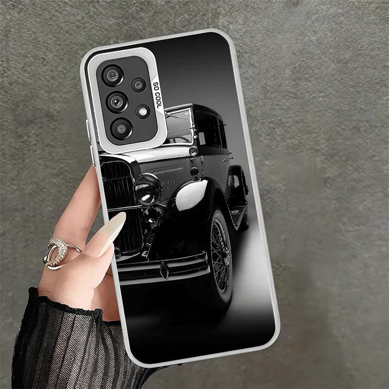 Classic Vintage Retro Car Soft Phone Case for Samsung A17 A16 A15 A14 A13 A57 A56 A55 A54 A53 A37 A36 A35 A34 A33 A26 A25 A24 A2