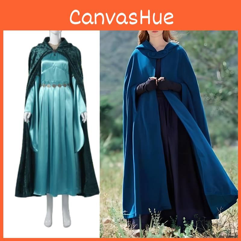 Exquisite Blue Cosplay Dress Set For Elven Princesses Perfect For Fantasy Themed Events And Celebrations