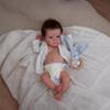 48cm Full Silicone Body Reborn Dolls Bettie Realistic Newborn Girl Boy Doll with Visible Vein Real Looking Simulation Dolls for Child Christmas Gift