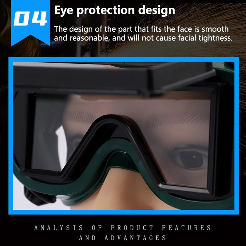 Protective Eyewear Protective Eyewear Anti-Impact Eyewear Welder'S Welding Dustproof Eyewear Goggles