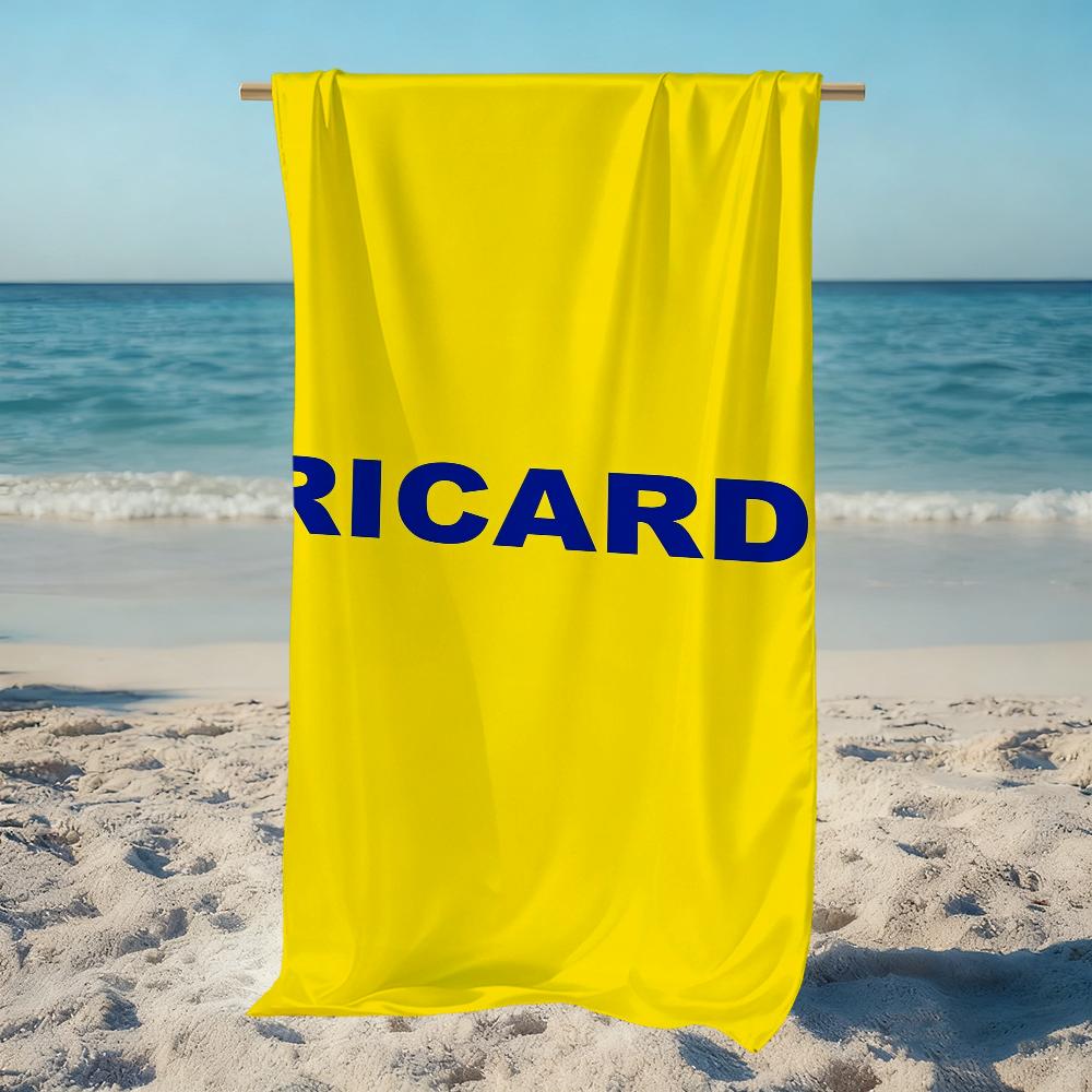 R-ricard-D LOGO Rankšluostis Paplūdimio Greitai Džiūstantis Minkštas Baseino Rankšluosčiai Dovana Kelionei Sporto Salėms Dušui Stovyklavimui sportas