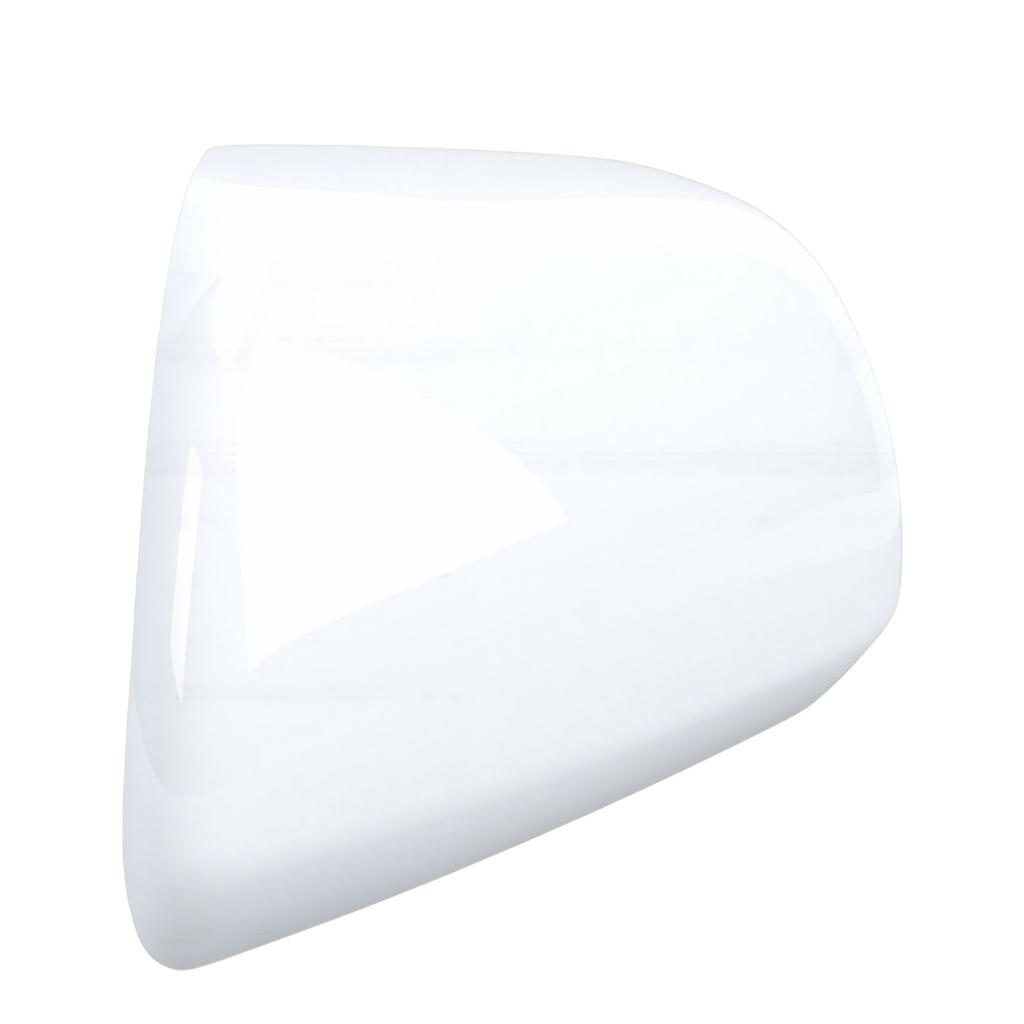Door Side Rearview Mirror Cover Cap White Clip On Exterior Mirror Cover Trim Replacement for Toyota 2012 2020 Left