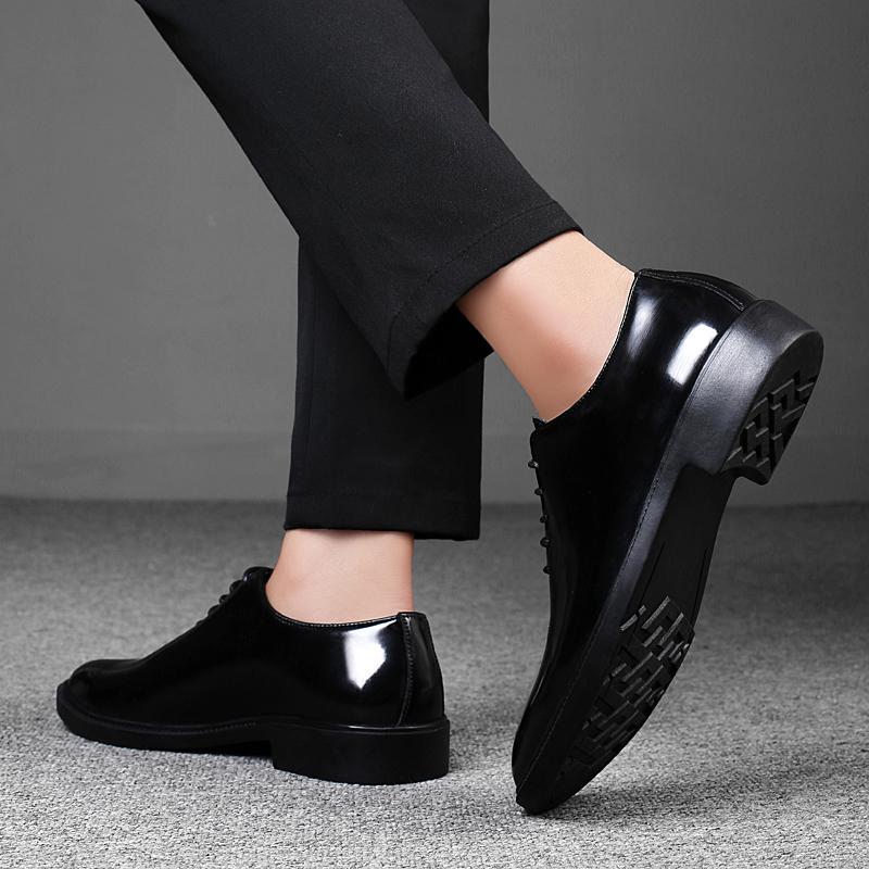 Business Herren Oxford Lederschuhe All-Match Herren Freizeitkleidung Schuhe Klassische Herrenschuhe für Hochzeit Marken Herrenschuhe Größe 36-49