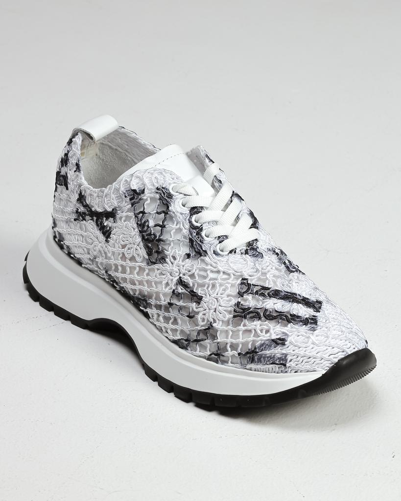 Women's Sneakers Phany 1361 36 White-black Textile