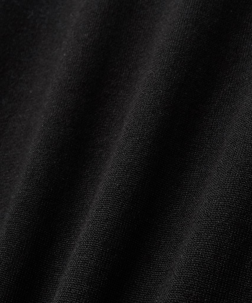 NOIRER Low Cut Polo Knit (Black)