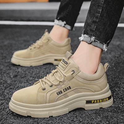 Herbst Low-Top Plüsch Warme Werkzeugschuhe Herrenmode Lässige Stiefeletten Bequem Rutschfest Dämpfend Outdoor Männliche Sportschuhe