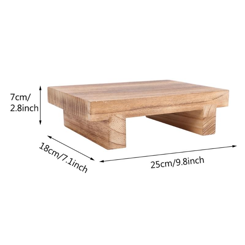 Vielseitiger Holz-Trittschemel Leichter Hocker für hohe Betten Geeignet für alle Altersgruppen