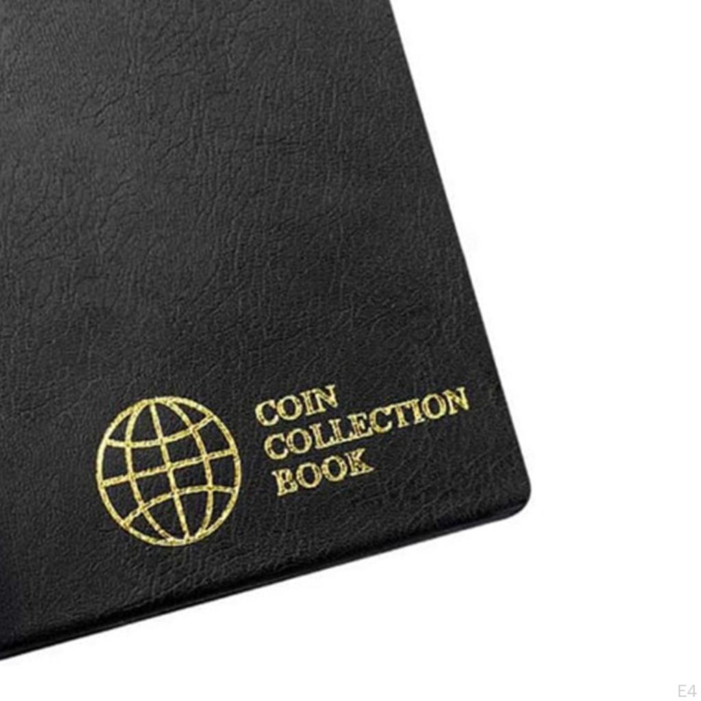 Організатор для альбомів для монет для колекціонерів, 60 кишенькових папок для зберігання валюти та пенні