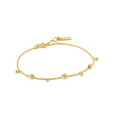 Modern Drop Ball 925 Silver Bracelet B002-03G