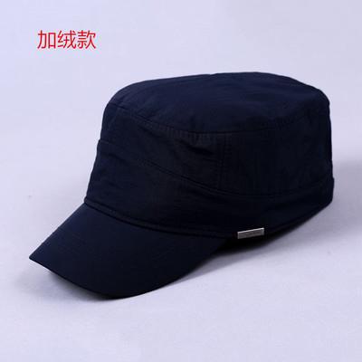 Winter Big Head Man Large Size Fleece Army Flat Cap Men Summer Polyester Plus Size Mesh Military Hat 55-60cm 60-65cm