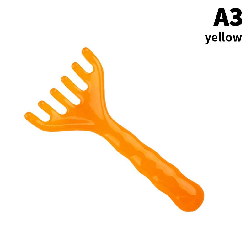 

Смола Массажная расческа для кожи головы Бамбуковый секционный стиль Акупрессура Меридианная терапия Уход за волосами Портативный инструмент для гуаша Релаксация