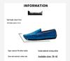 Men's Large Leather Slip-on Loafers: Spring Driving Casual Shoes