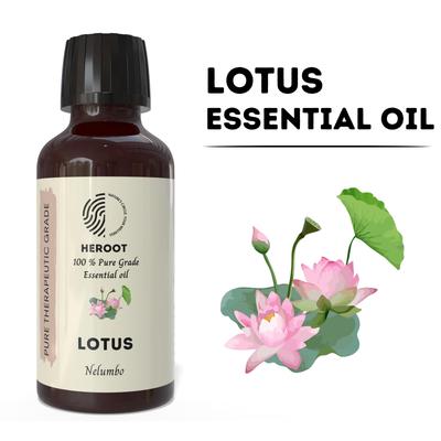 Lotus 100% Pure Essential Oil Increases Feelings of Relaxation and Peace
