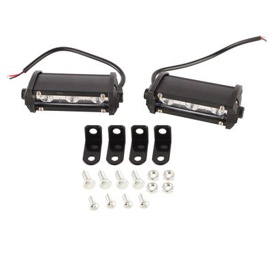 Car LED Work Lights Single Row 9W Aluminium Alloy Bright Motorcycle Spot Driving Auxiliary