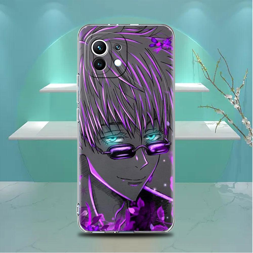 Przezroczyste Etui Do Xiaomi Mi Poco X3 NFC M3 Pro F3 F1 11 Lite 12 Note 10 11T 9T Przezroczysta Osłona Telefonu Jujutsu Kaisen