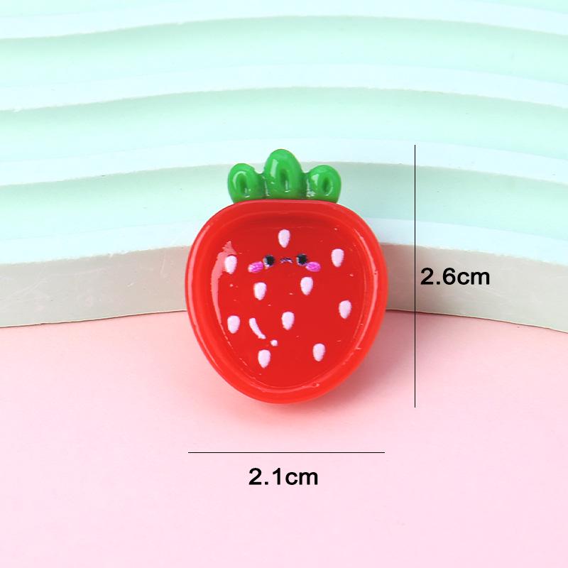 Cartoon Candy Toy Resin Hair & Jewelry Accessories - Fruit Plate, Cream Glue, Keychain, Hair Clip.