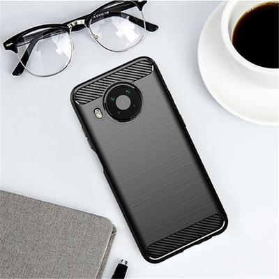 Para Capa Nokia X10 Capa Para Nokia X10 Bumper Silicone Anti-choque Fibra de Carbono Capa Traseira Para Nokia X10 X 10 Capa 6,67 polegadas