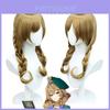 Peluca de Cosplay de Lisa Inspirada en Genshin Impact Trenza Doble