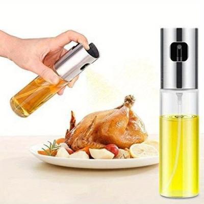 100ml Barbecue Spray Glas Ölkanne Küchenölsprühflasche Ölsprühdose