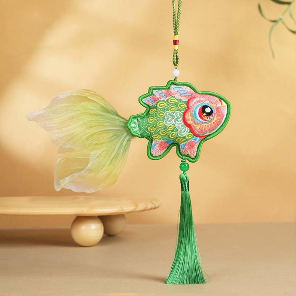 Goldfish New Year Koi Fish Decoration Tassel LED Hanging Ornaments  Wedding