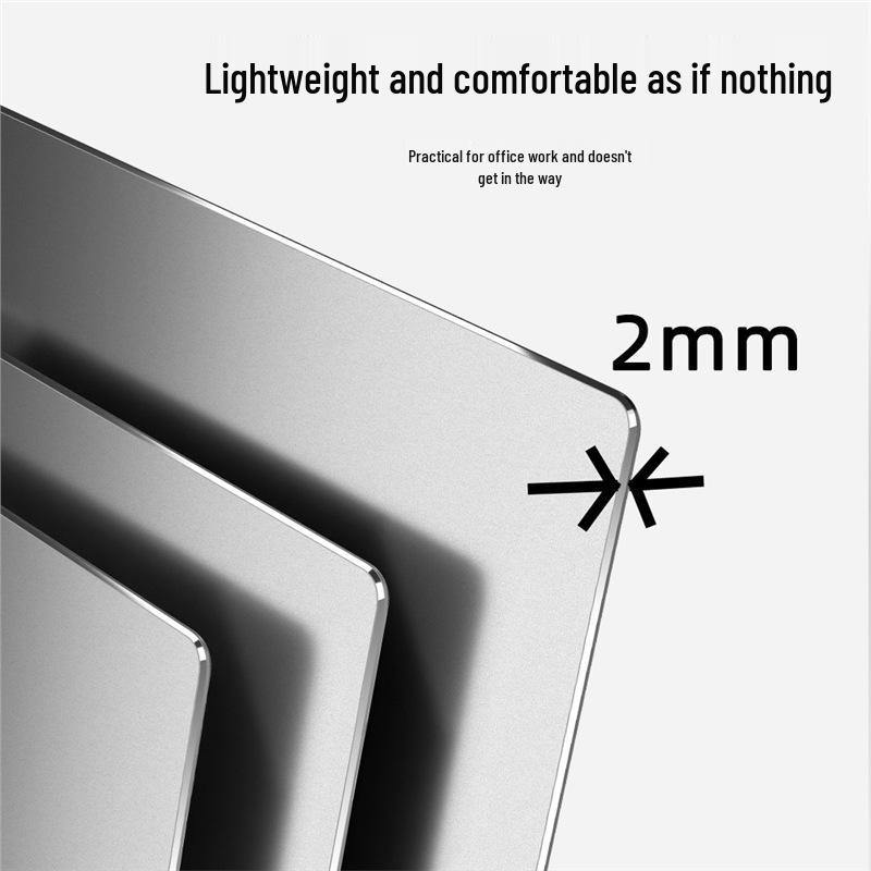 Wodoodporna podkładka pod mysz gamingowa i biurowa ze stopu aluminium - Odporna na zużycie, z możliwością personalizacji logo, gotowa na prezent