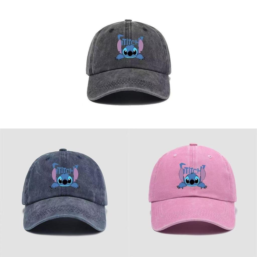 Casquette de Baseball Cartoon Stitch Avec Protection Solaire Pour un Usage Extérieur Décontracté