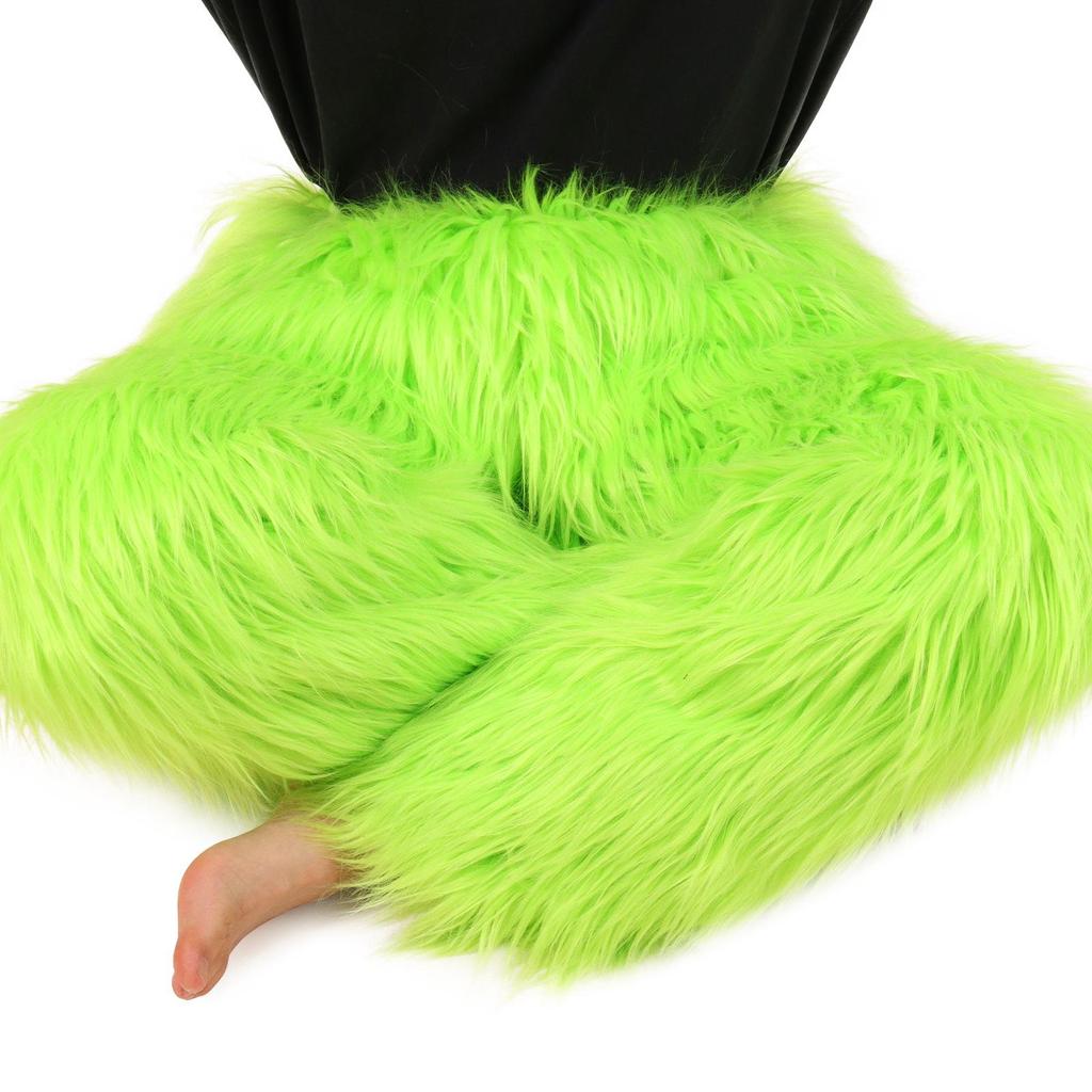 Green Grinch Christmas Thermal Pants Cosplay Costume for Parties