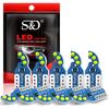 10Pcs T10 W5W Lâmpadas Led WY5W 194 168 Carro Led Lâmpada de Sinalização Luzes Interiores Marcador Lateral Luz de Placa de Licença 12V Auto