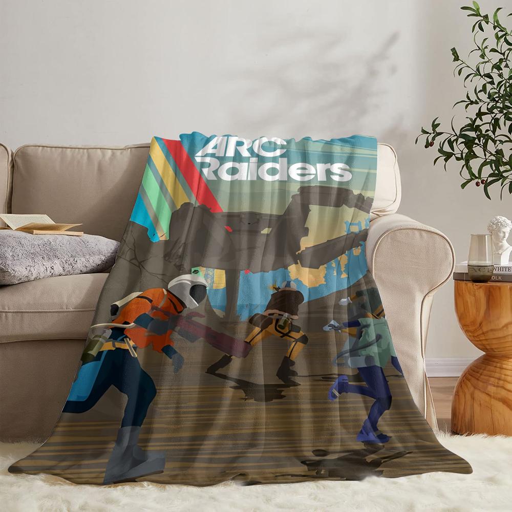 GUOYU Blanket Game AaRC Raiders Throw Soft Flannel Throw Summer Blanket Lightweight Cozy Nap Blanket for Sofa Bed Travel