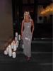 2026 European & American Style Women's Solid Color Spaghetti Strap Backless Dress