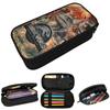 Jurassic World DinosaurFallen Kingdom 2018 Pencil Case for Studen Gifts Pen Box Pencil Bag Stationery Supplies Pen Holder Bag