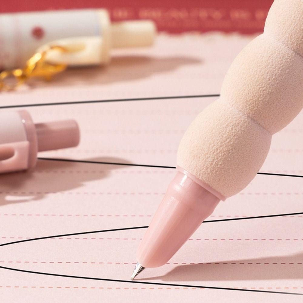3Pcs/lot with Pendant Pen Push-action Ink Sac Pens Durable Fountain Pen