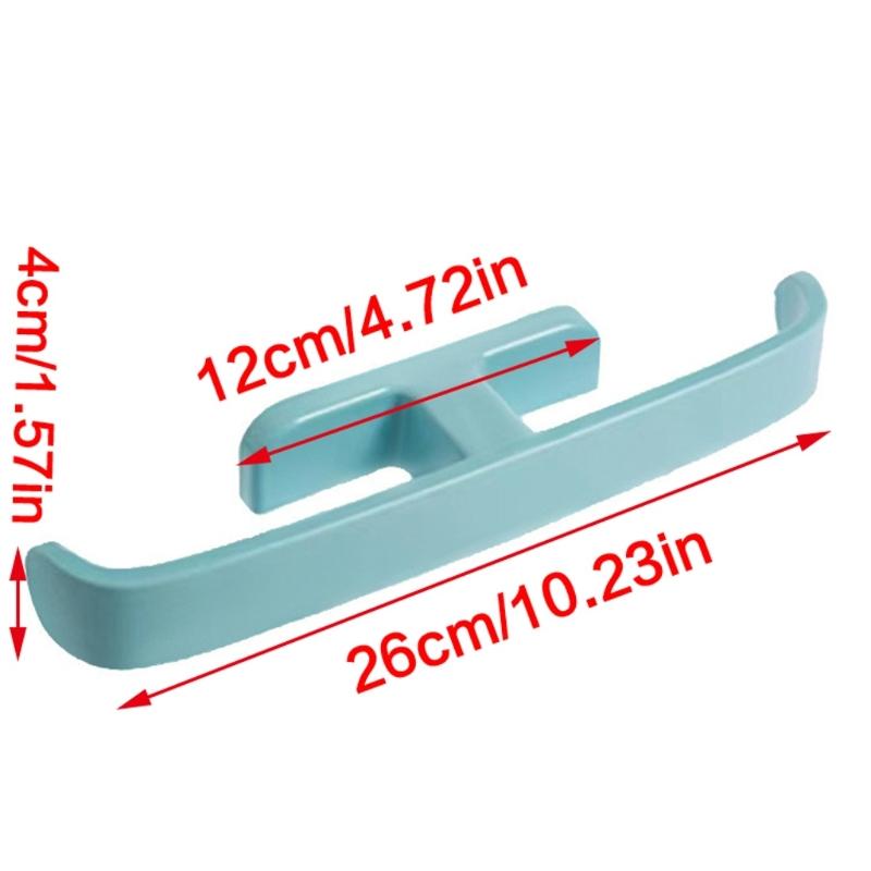 Plastic Wall Mount Shoe Holder 5Pcs No Drill Installation Water Resistant Design Slipper Hanger Rack for Modern Homes