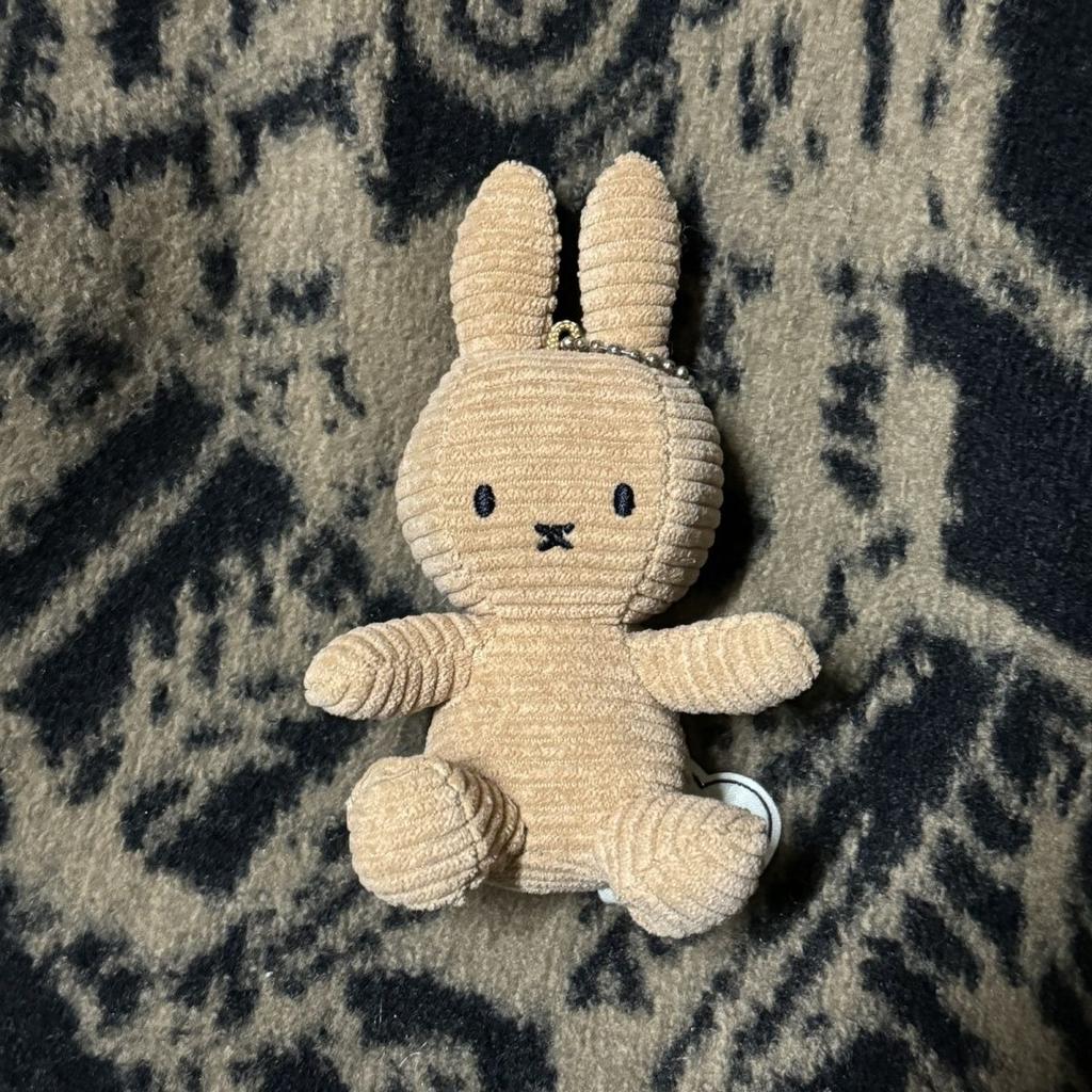 Kawaii Miffy Keychain Miffy Rabbit Doll Pendant Corduroy Little Rabbit Keychain Plush Cute Rabbit Figurine